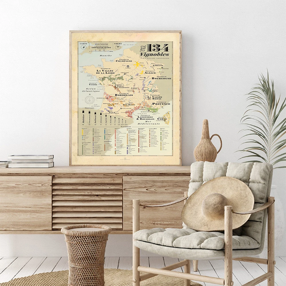 Kids Education Quotes - Retro Map Europe City Vines Map