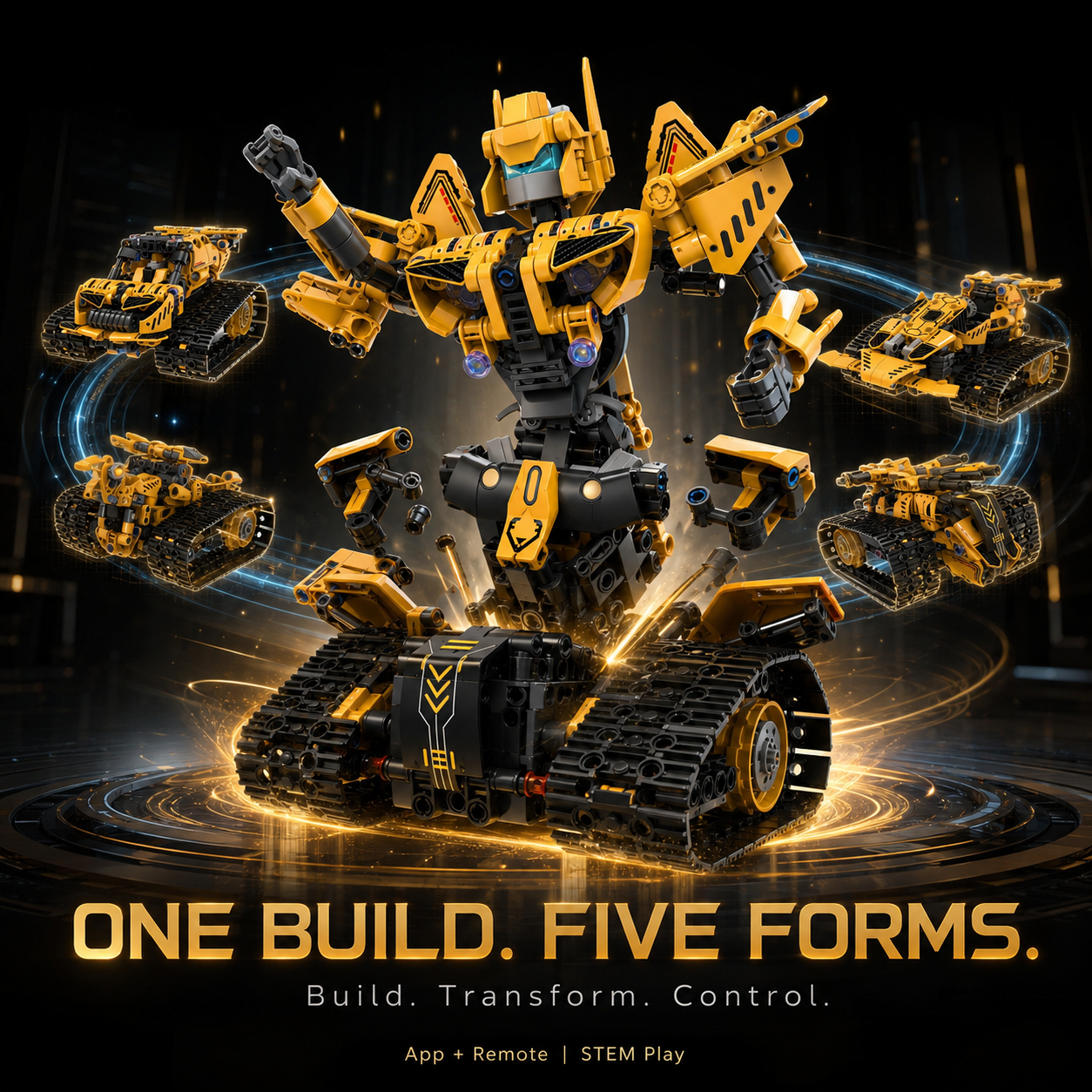 Kids Education Yes - Programmable Transformable Robot Building Blocks, 5