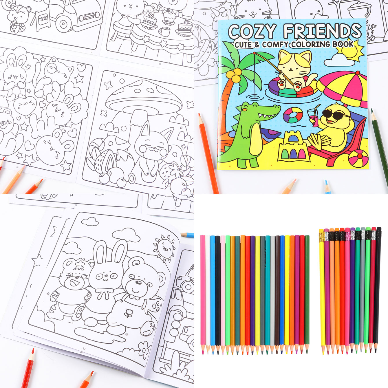 Kids Education Book - 24 Pages Kids Coloring Drawing Book