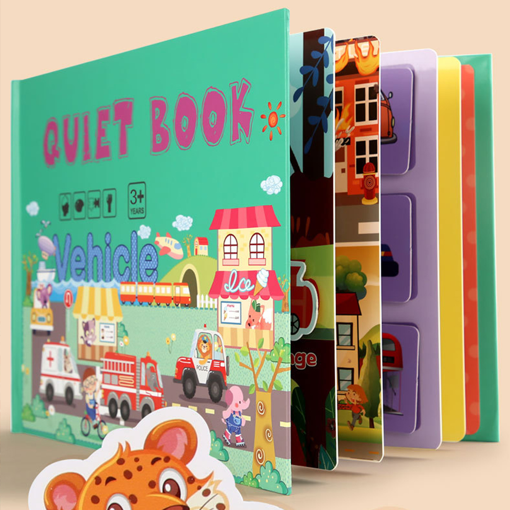 Kids Educational Game 3 - Baby Quiet Book Montessori Busy Book
