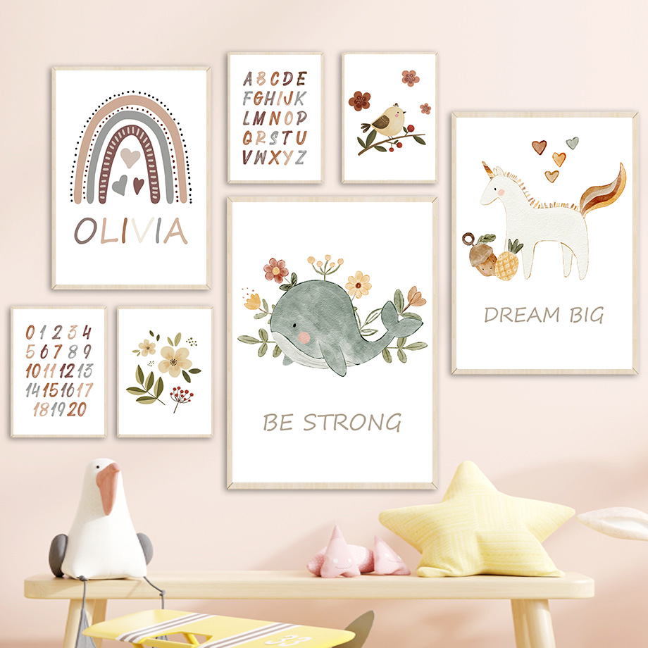 Kids Education Quotes - Boho Nursery Wall Art Educational Kids