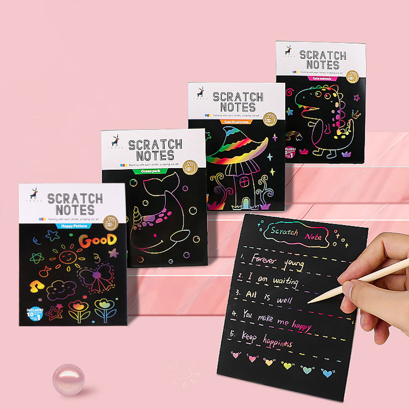 Cartoon Dazzling Colorful Scra - Kids Educational Workbooks บทวิจารณ์และราคา