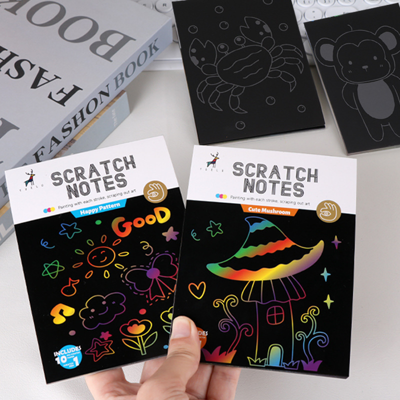 Cartoon Dazzling Colorful Scra - Kids Educational Workbooks บทวิจารณ์และราคา