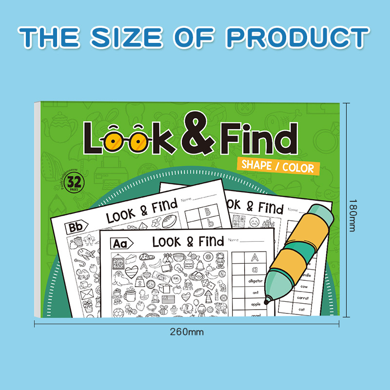 Kids Finding Item Fun Coloring - Kids Education Book บทวิจารณ์และราคา