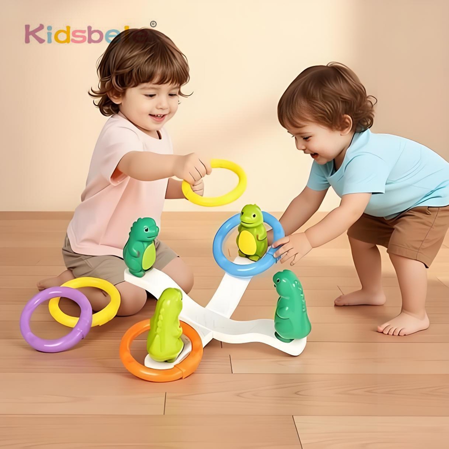 Kids Dinosaur Ring Toss Wobbly - Kids Educational Game 3 บทวิจารณ์และราคา