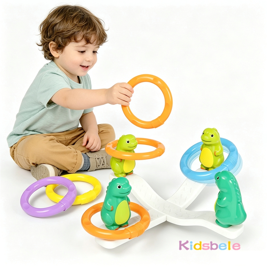Kids Dinosaur Ring Toss Wobbly - Kids Educational Game 3 บทวิจารณ์และราคา