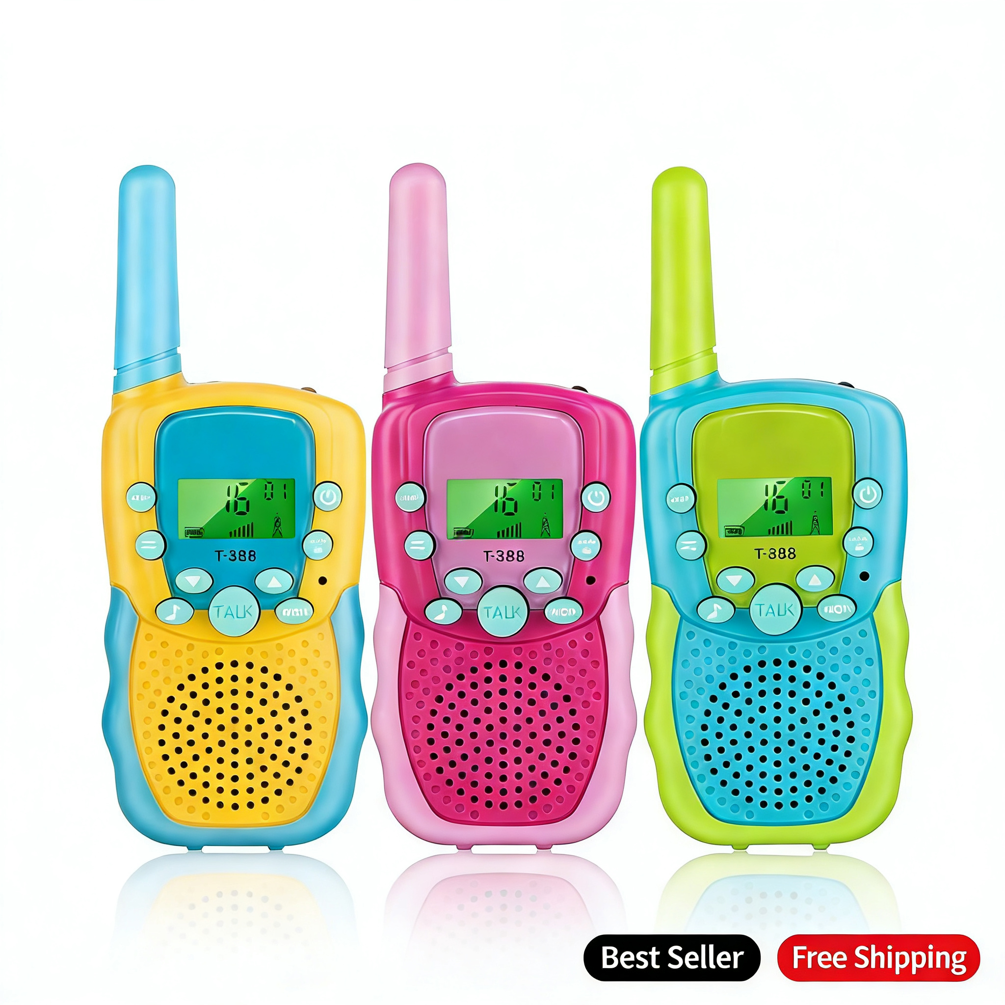 Kids Walkie Talkies 3 Pack Rec - Kids Education Channel บทวิจารณ์และราคา