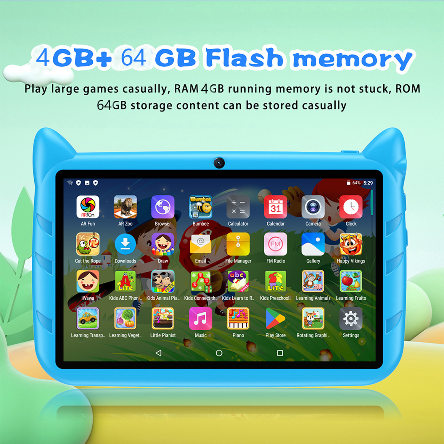 New 7 Inch 5G WiFi Kids Tablet - Kids Education Tablets บทวิจารณ์และราคา