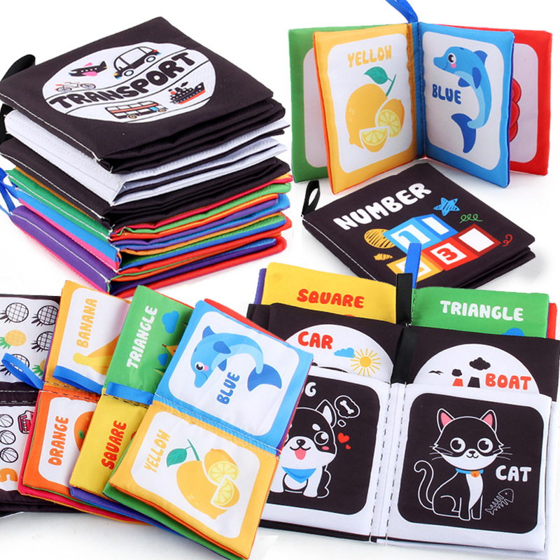 Baby Cloth Book for Newborns 0 - Kids Education Book บทวิจารณ์และราคา