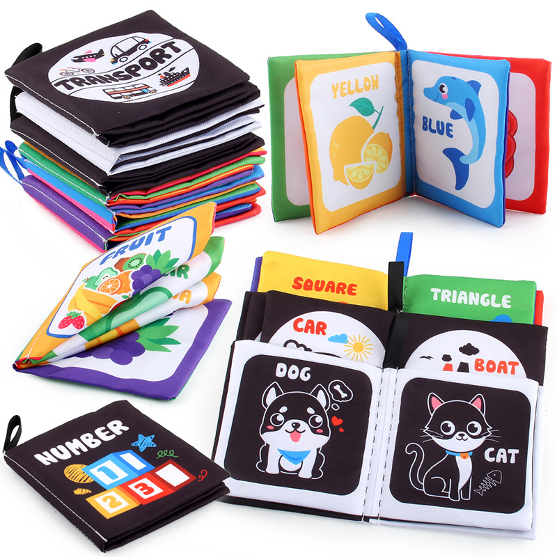 Baby Cloth Book for Newborns 0 - Kids Education Book บทวิจารณ์และราคา