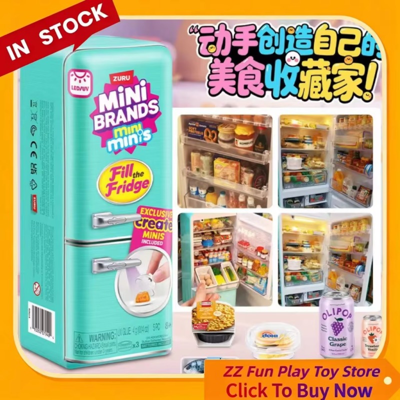Genuine ZURU Mini Fridge Set P - Kids Education Yes บทวิจารณ์และราคา