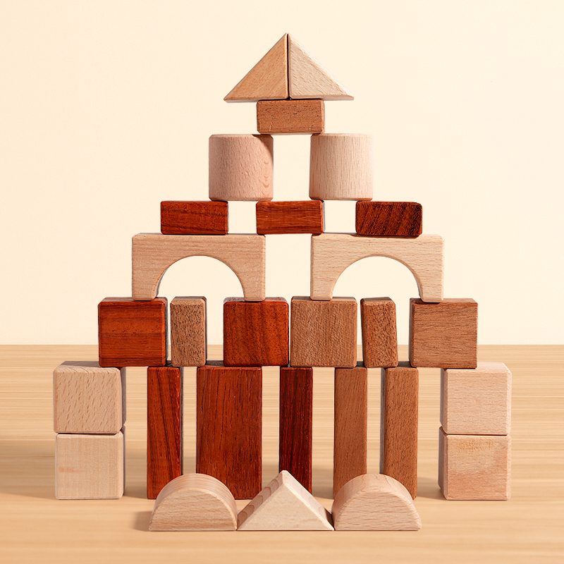 29-Piece Wood DIY Building Blo - Kids Educational Box บทวิจารณ์และราคา