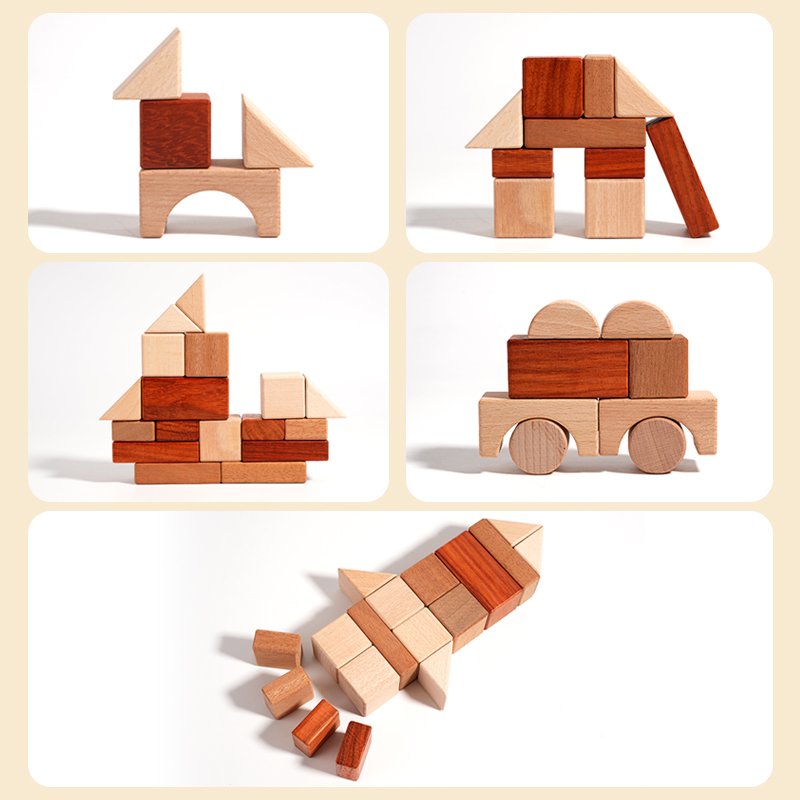 29-Piece Wood DIY Building Blo - Kids Educational Box บทวิจารณ์และราคา