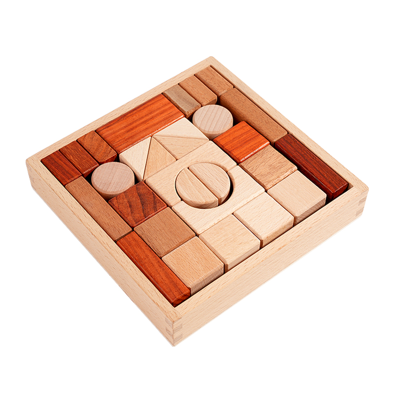 29-Piece Wood DIY Building Blo - Kids Educational Box บทวิจารณ์และราคา