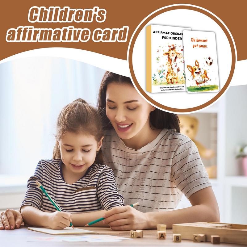 Empowering Cards For Kids 32 G - Kids Education Quotes บทวิจารณ์และราคา