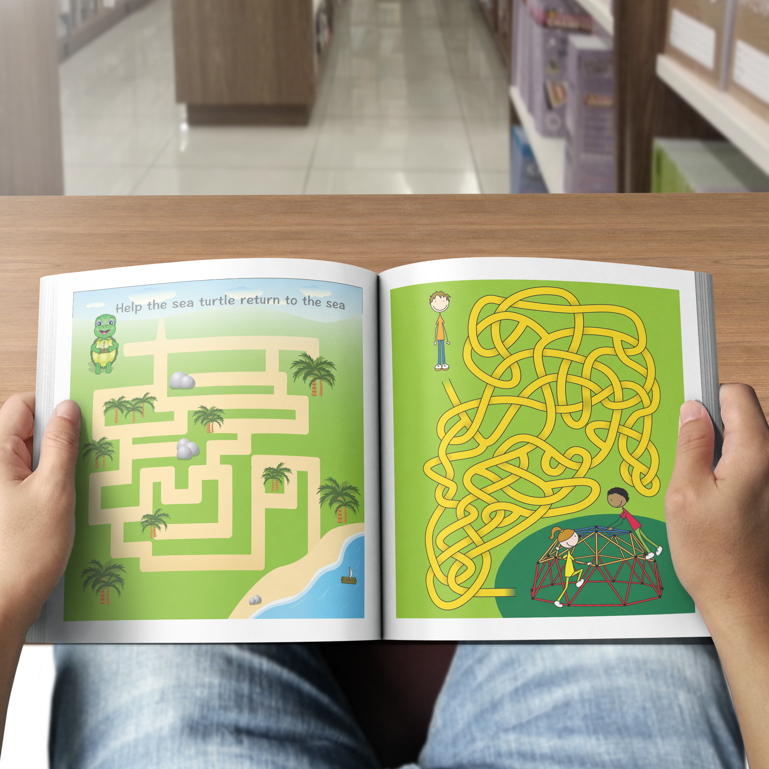 Interactive Maze Puzzle Book f - Kids Education In Us บทวิจารณ์และราคา
