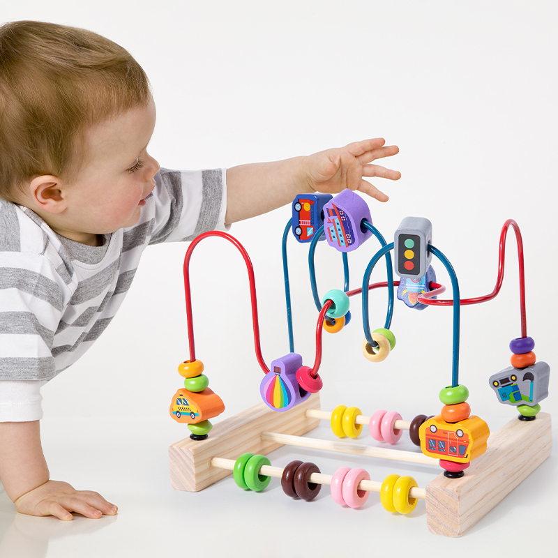 Montessori Toys Wooden Roller  - Kids Educational Box บทวิจารณ์และราคา