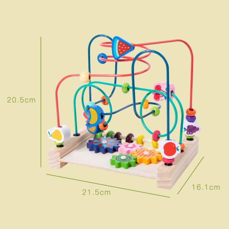 Montessori Toys Wooden Roller  - Kids Educational Box บทวิจารณ์และราคา