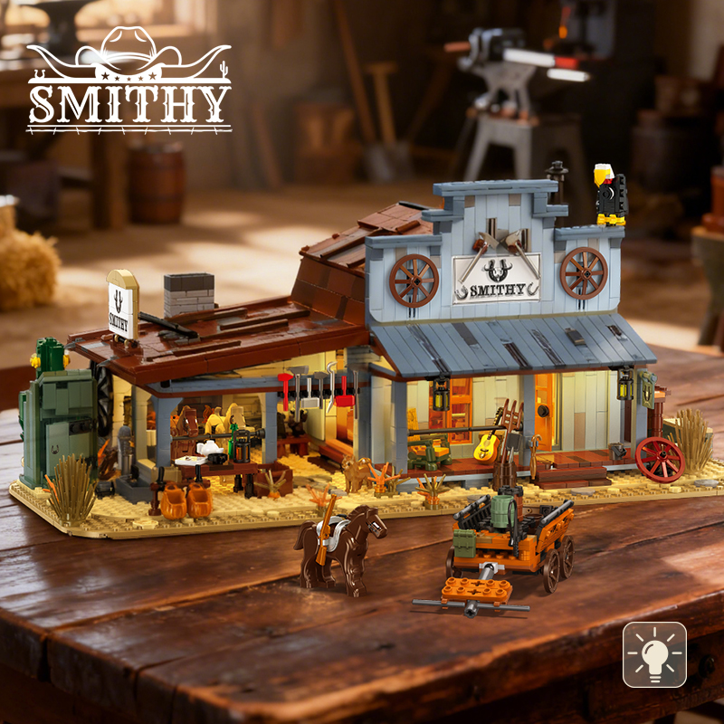 2718PCS Retro Blacksmith Shop  - Kids Education Yes บทวิจารณ์และราคา