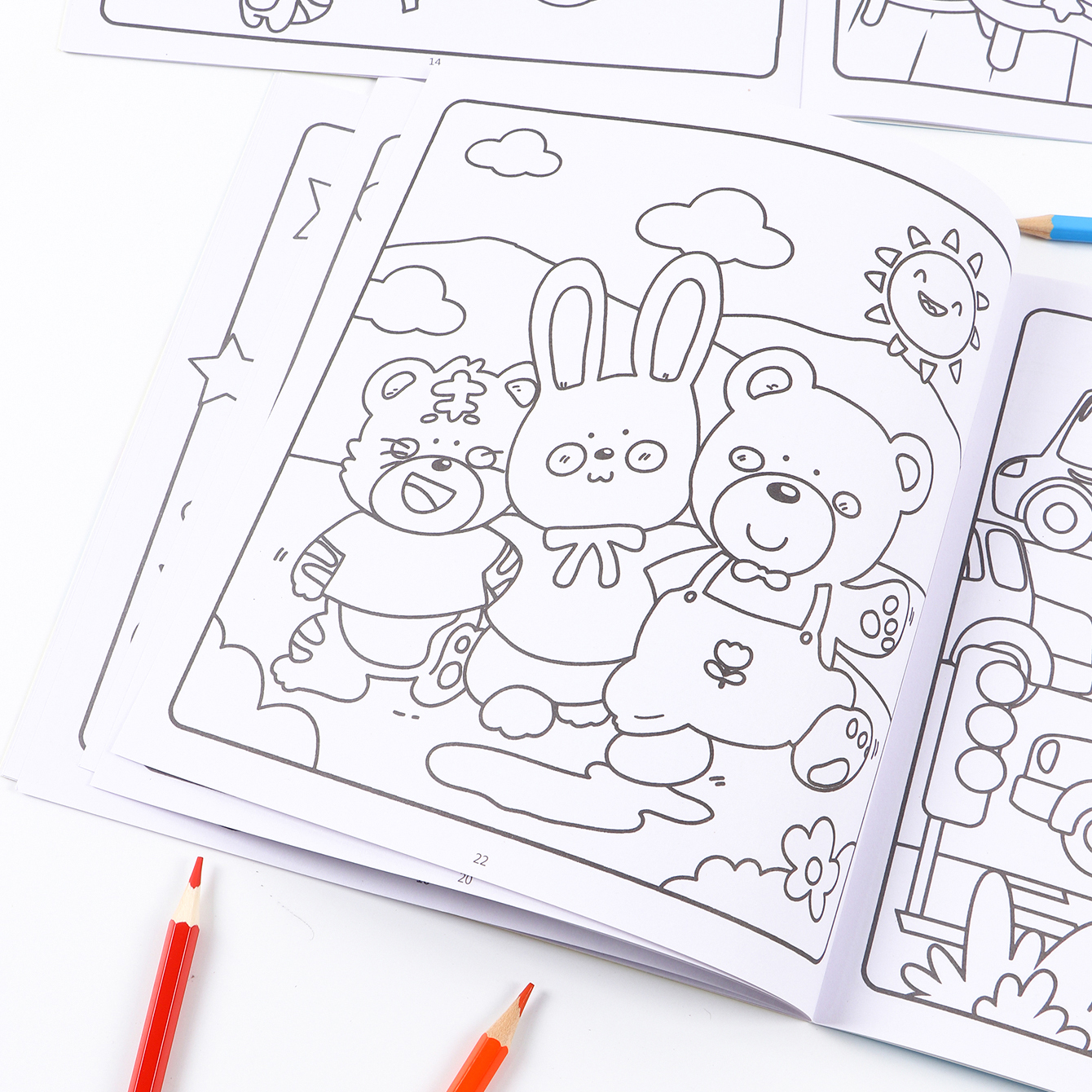 24 Pages Kids Coloring Drawing - Kids Education Book บทวิจารณ์และราคา