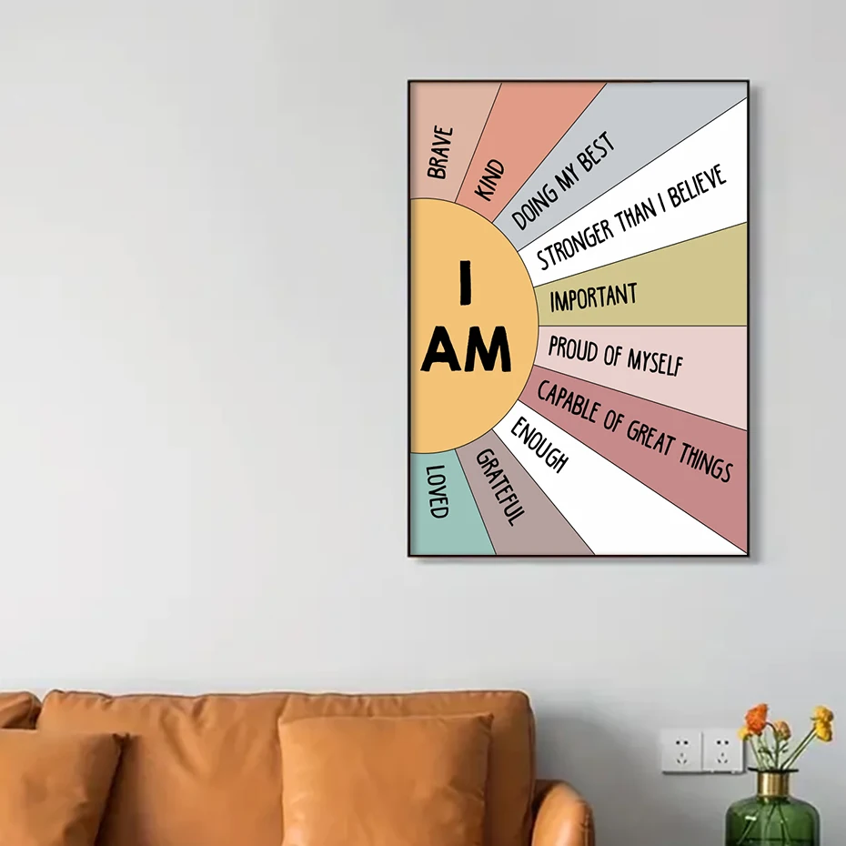 1PCS Educational Sun Colorful  - Kids Education Quotes บทวิจารณ์และราคา