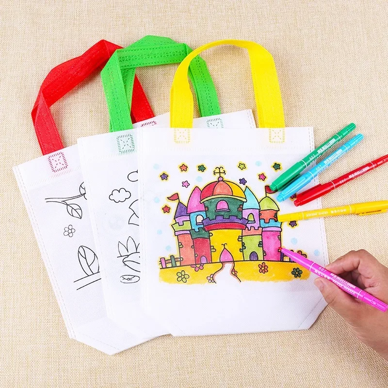 1-10pcs Sets DIY Graffiti Bag  - Kids Educational Workbooks บทวิจารณ์และราคา