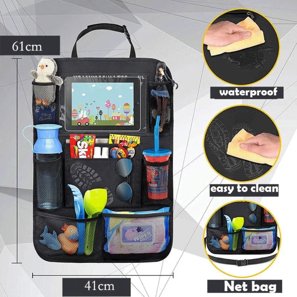 Car Seat Back Organizer 9 Stor - Kids Education Tablets บทวิจารณ์และราคา