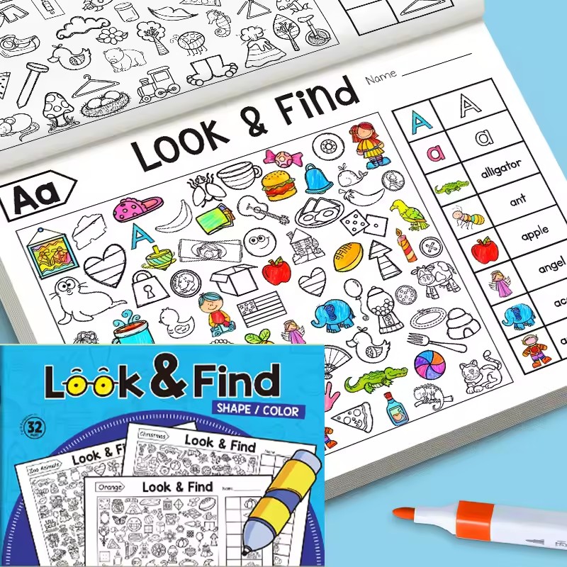 Look And Find Coloring Book fo - Kids Education In Us บทวิจารณ์และราคา