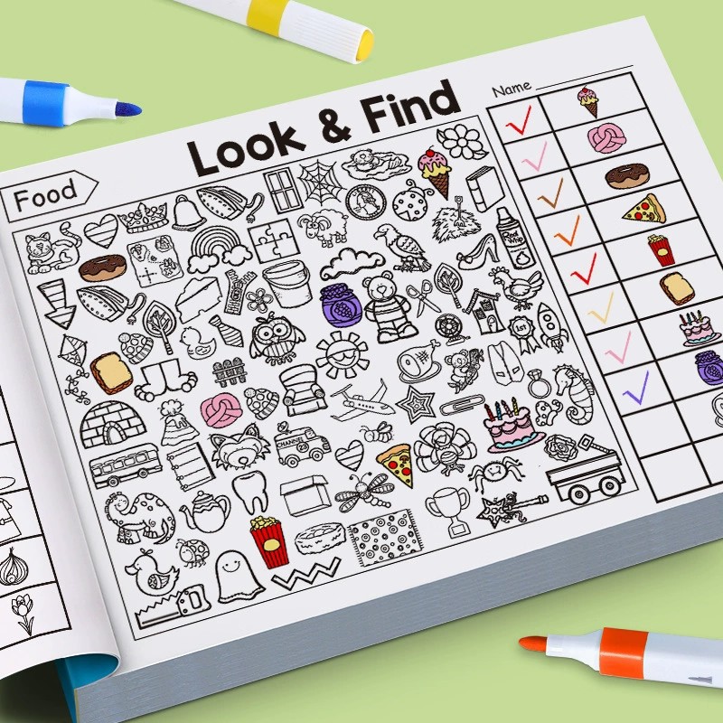 Look And Find Coloring Book fo - Kids Education In Us บทวิจารณ์และราคา