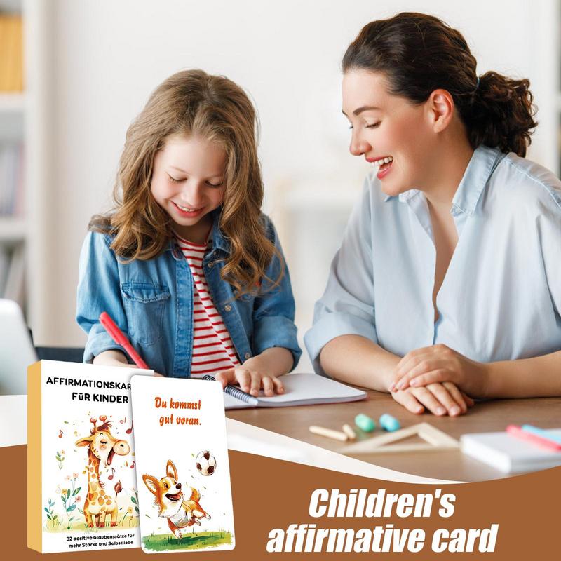 Empowering Cards For Kids 32 G - Kids Education Quotes บทวิจารณ์และราคา