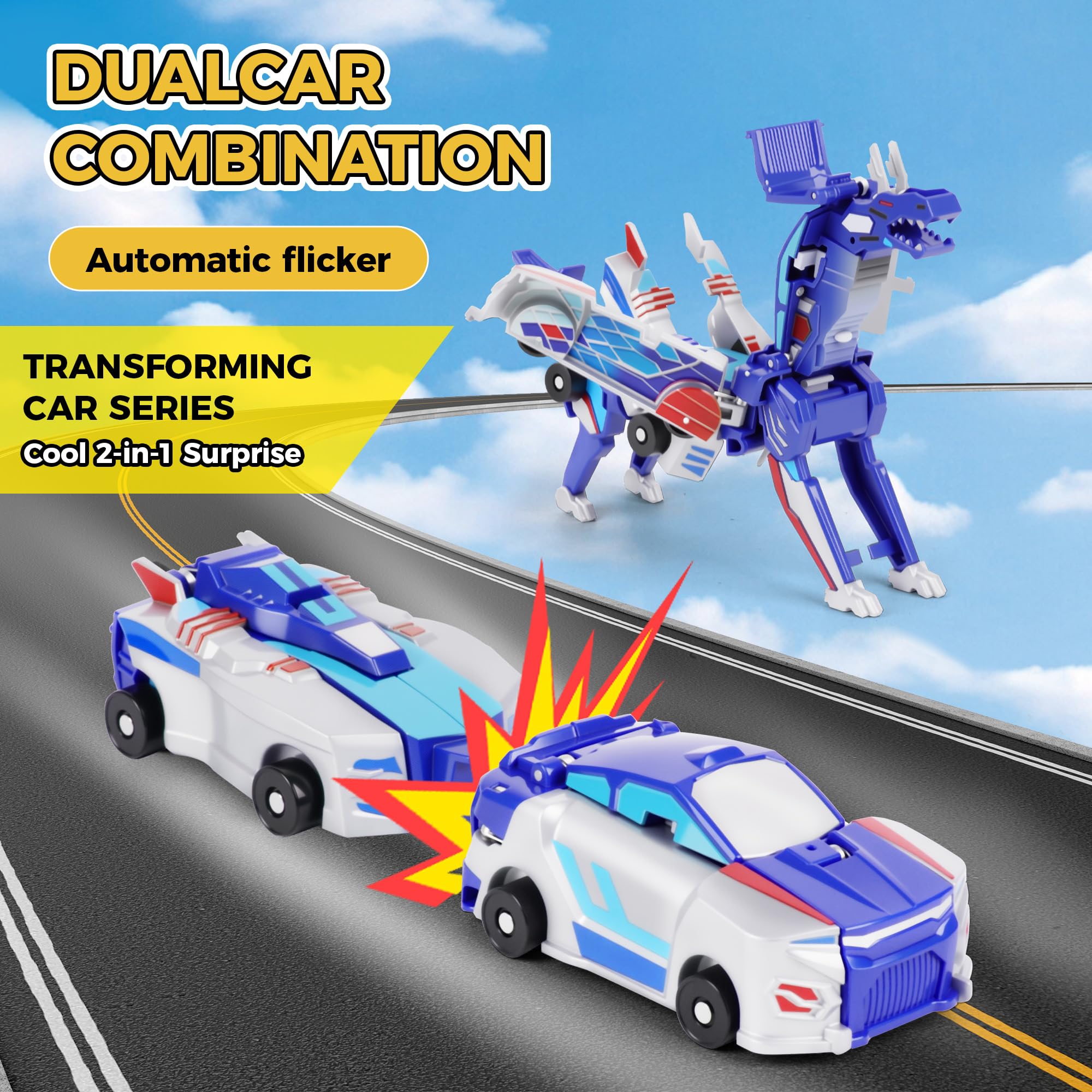 Magnetic 2-in-1 Collision Tran - Kids Education Yes บทวิจารณ์และราคา