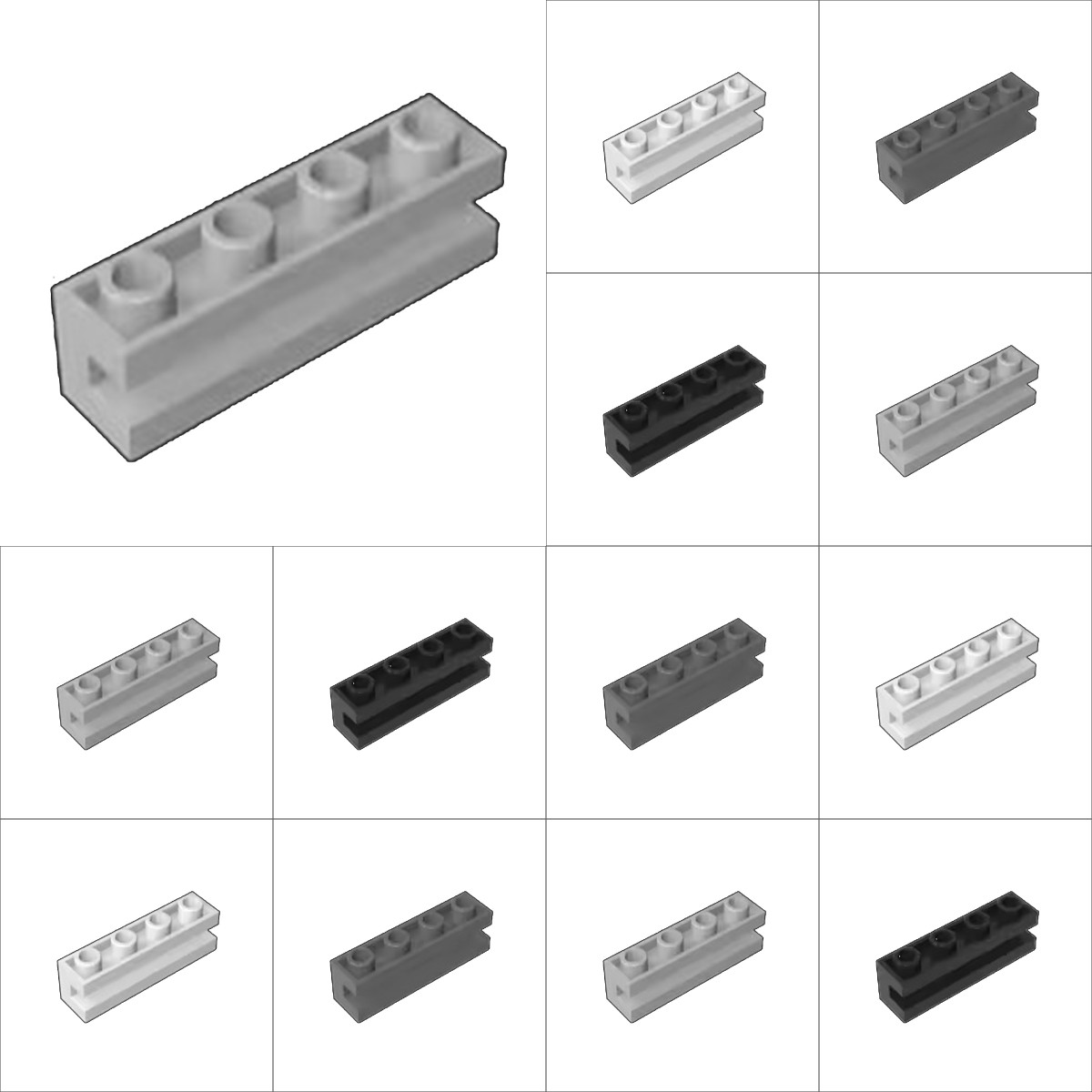 50pcs 2653 Modified 1x4 With C - Kids Education Channel บทวิจารณ์และราคา