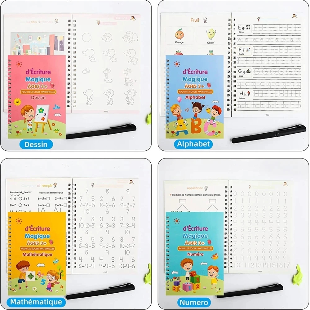 Magic French Copy Book Groove  - Kids Educational Workbooks บทวิจารณ์และราคา