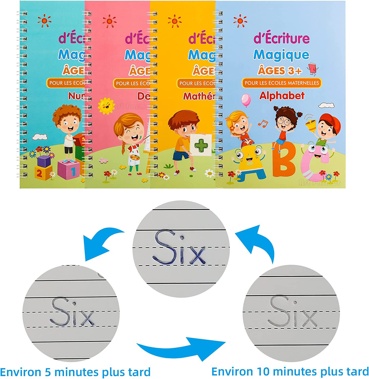 Magic French Copy Book Groove  - Kids Educational Workbooks บทวิจารณ์และราคา
