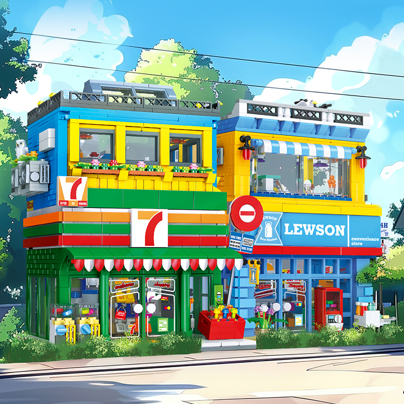 1263+PCS Street Scene Convenie - Kids Education Yes บทวิจารณ์และราคา