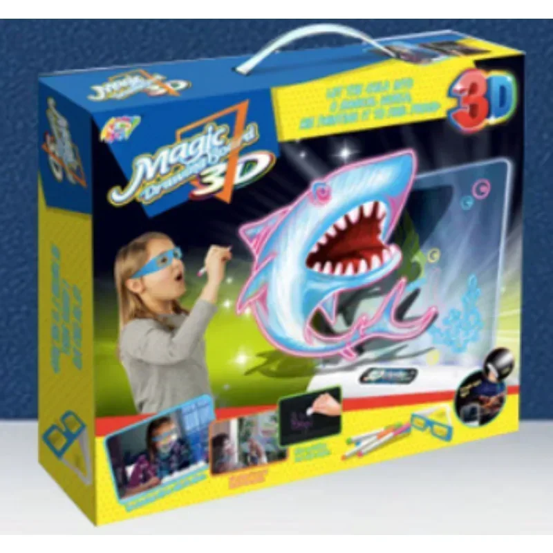 3D Magic Drawing Board LED Glo - Kids Education Foundation บทวิจารณ์และราคา