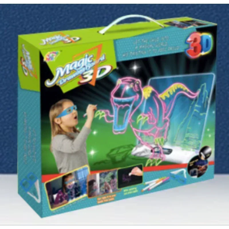 3D Magic Drawing Board LED Glo - Kids Education Foundation บทวิจารณ์และราคา