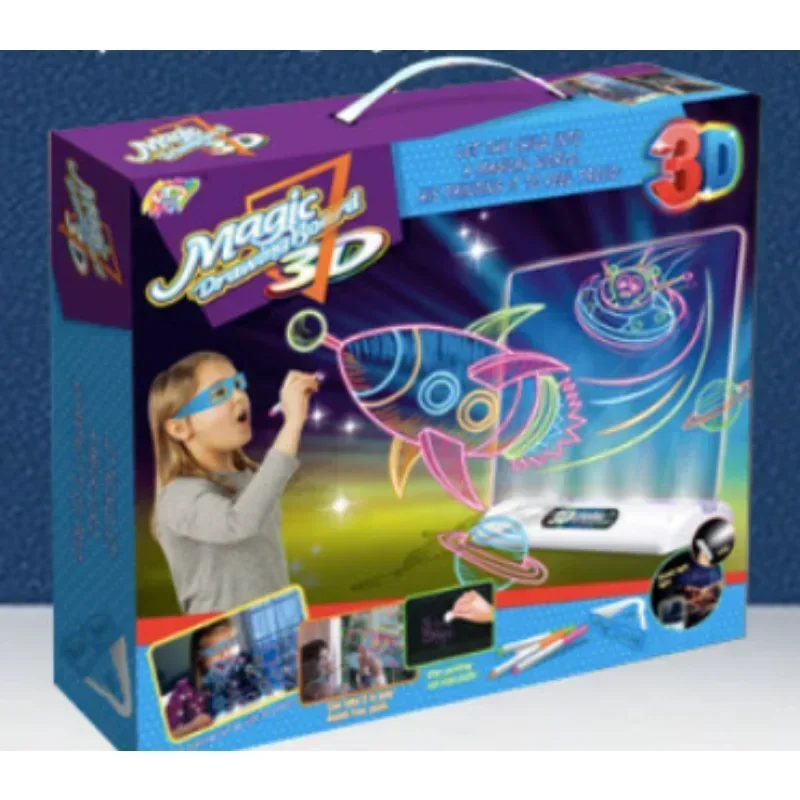 3D Magic Drawing Board LED Glo - Kids Education Foundation บทวิจารณ์และราคา