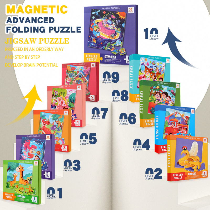 Kids Magnetic Wooden Puzzle Ca - Kids Educational Game 3 บทวิจารณ์และราคา