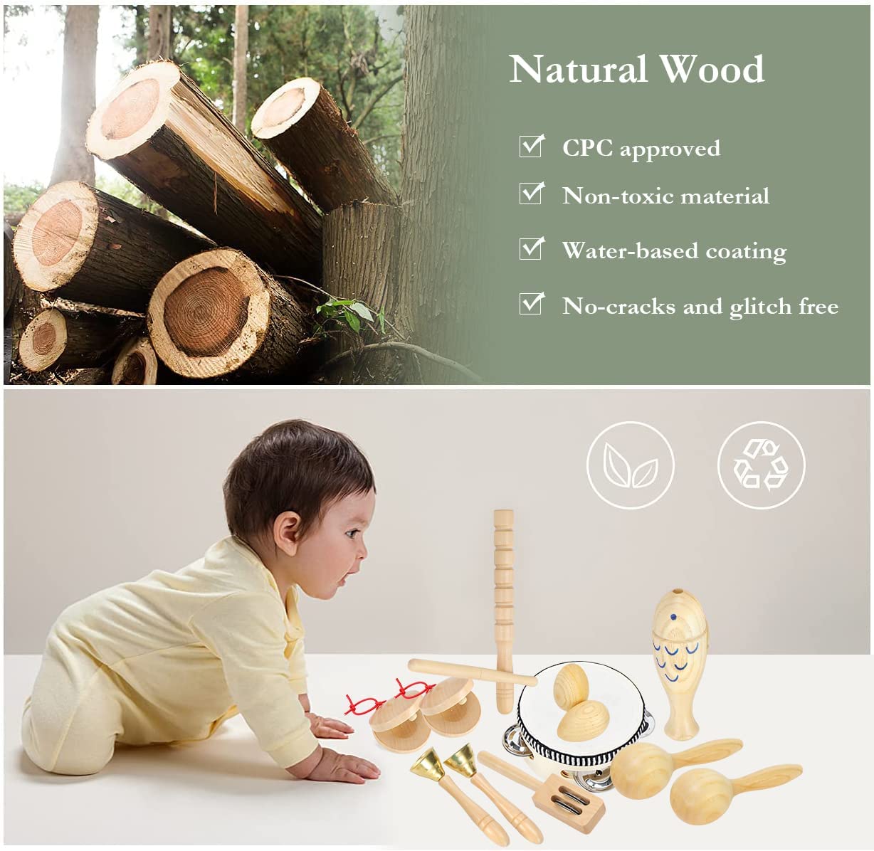 Colorful Wooden Worm Puzzles K - Kids Educational Game 3 บทวิจารณ์และราคา