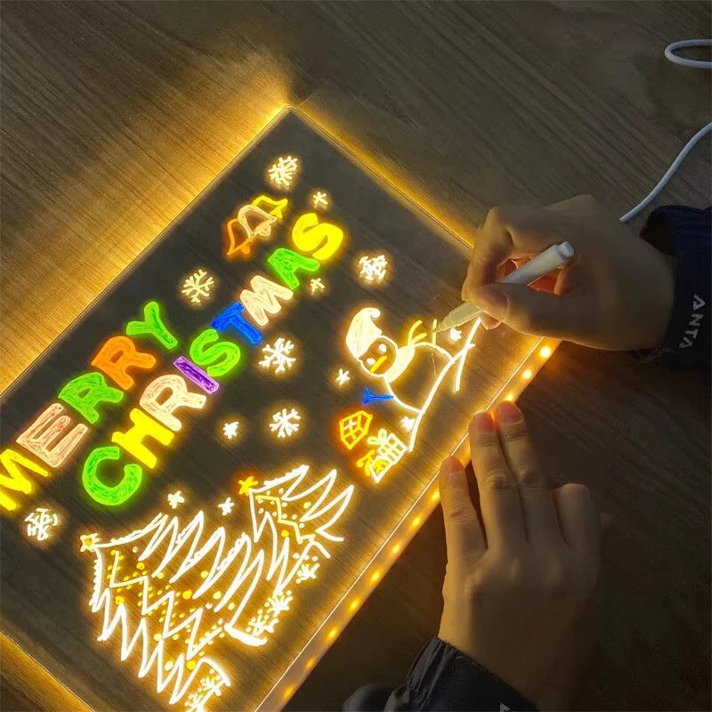 Magic Glow Kids Drawing Board: - Kids Education Tablets บทวิจารณ์และราคา