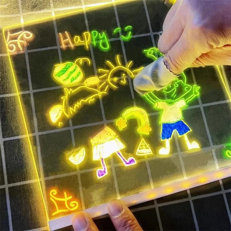Magic Glow Kids Drawing Board: - Kids Education Tablets บทวิจารณ์และราคา