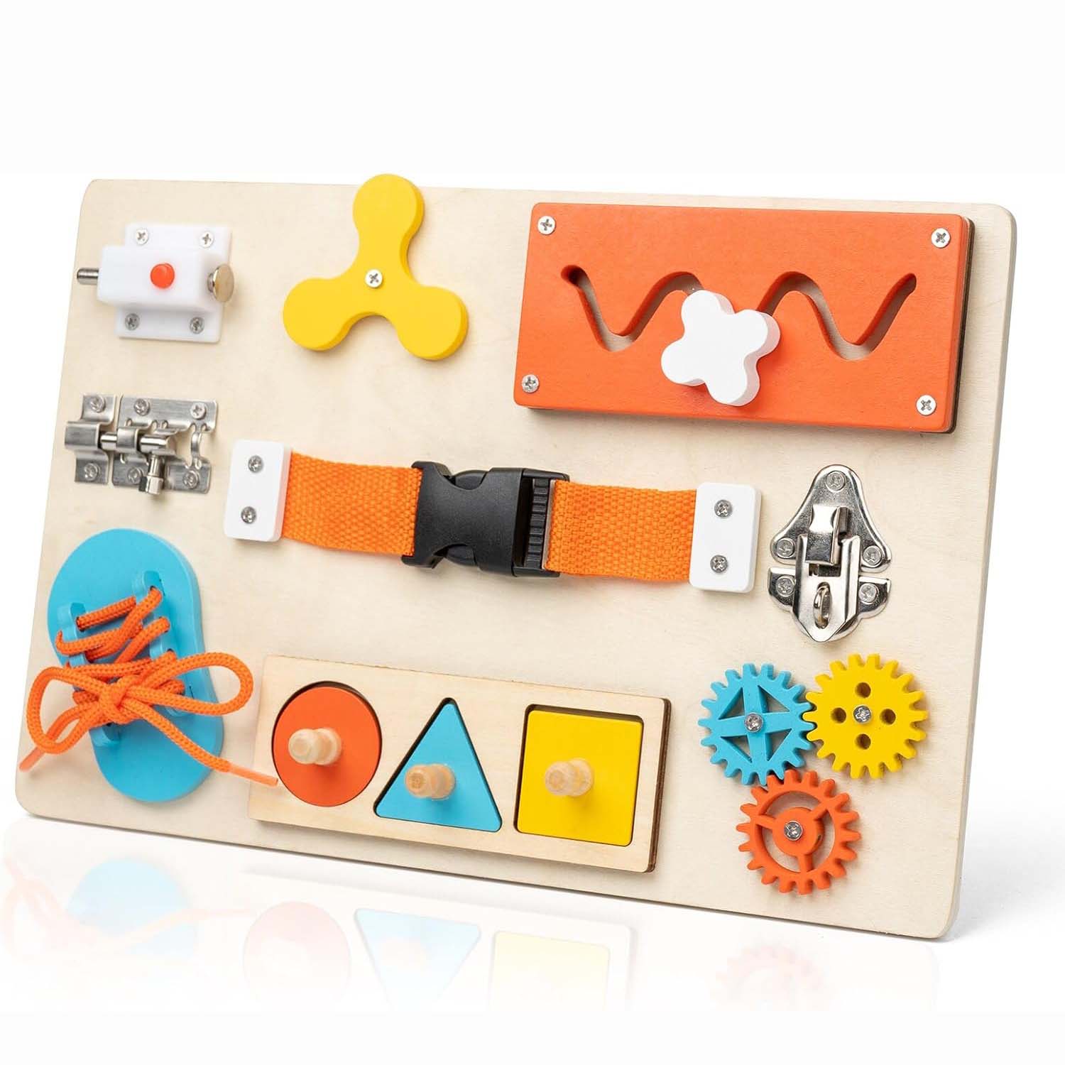 Montessori Busy Board for Todd - Kids Educational Box บทวิจารณ์และราคา