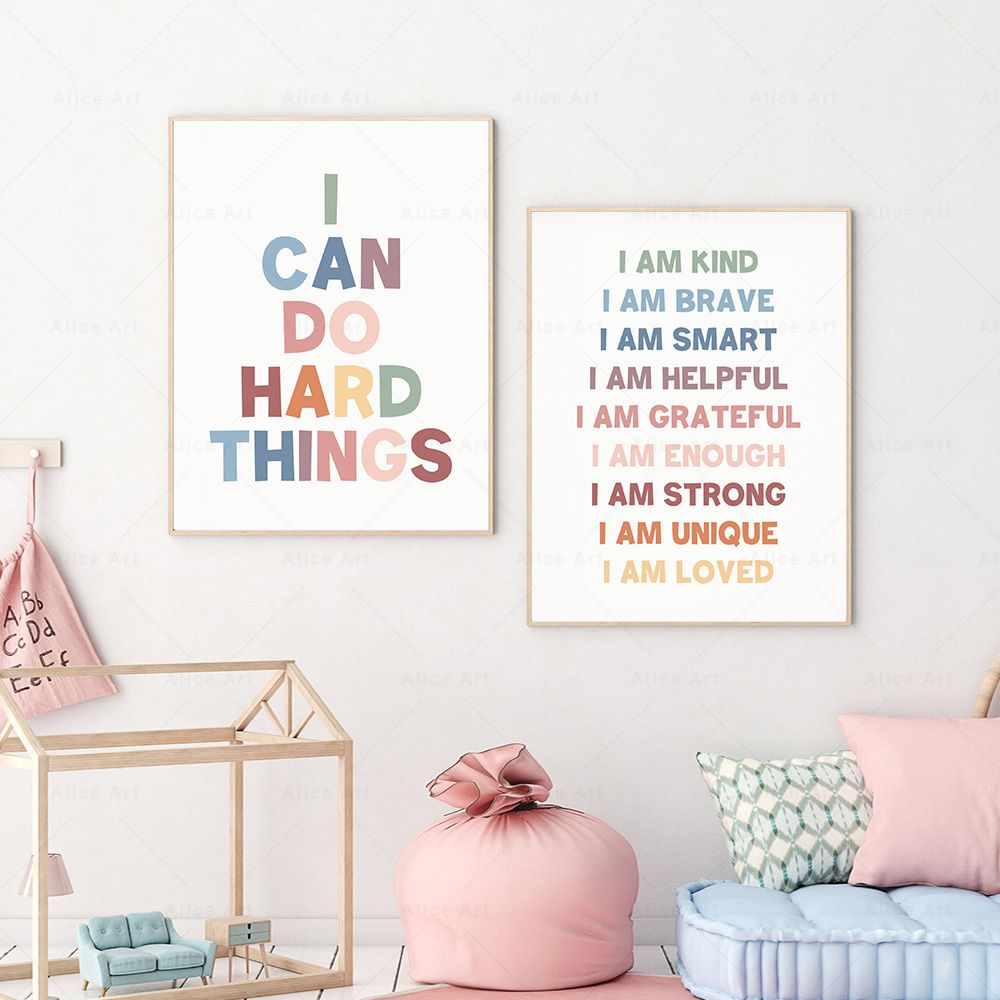 Affirmations for Kids Room Pos - Kids Education Quotes บทวิจารณ์และราคา