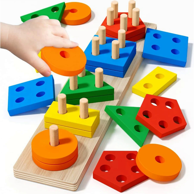 Montessori Wooden Toys Color S - Kids Educational Box บทวิจารณ์และราคา