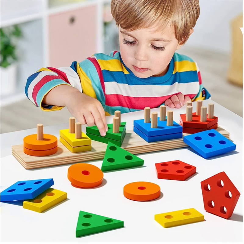 Montessori Wooden Toys Color S - Kids Educational Box บทวิจารณ์และราคา