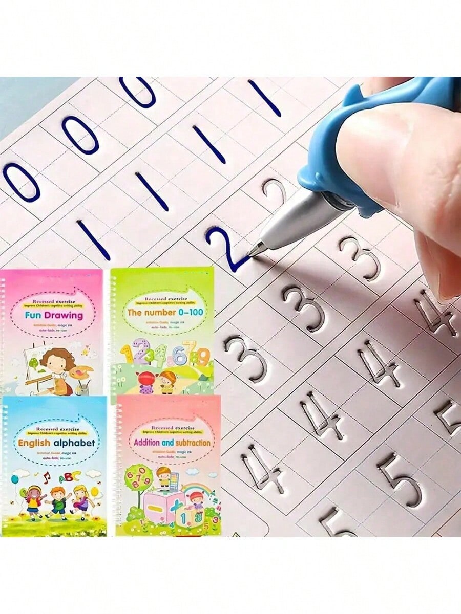 Reusable Grooved Magic Calligr - Kids Education Book บทวิจารณ์และราคา