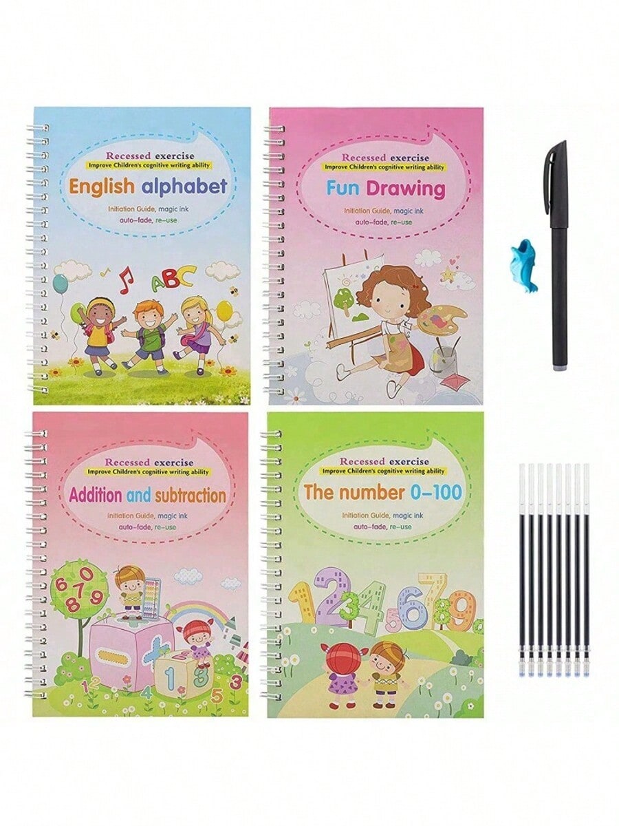 Reusable Grooved Magic Calligr - Kids Education Book บทวิจารณ์และราคา