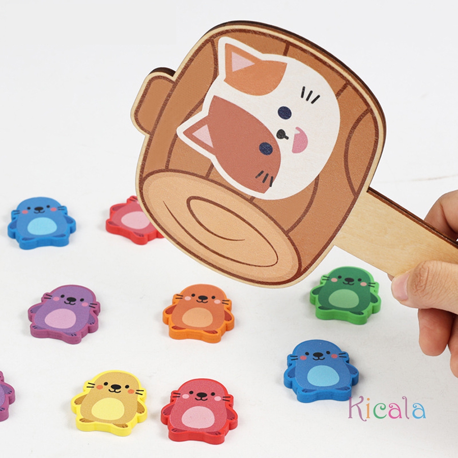 Wooden Bug Swat Color Matching - Kids Educational Game 3 บทวิจารณ์และราคา