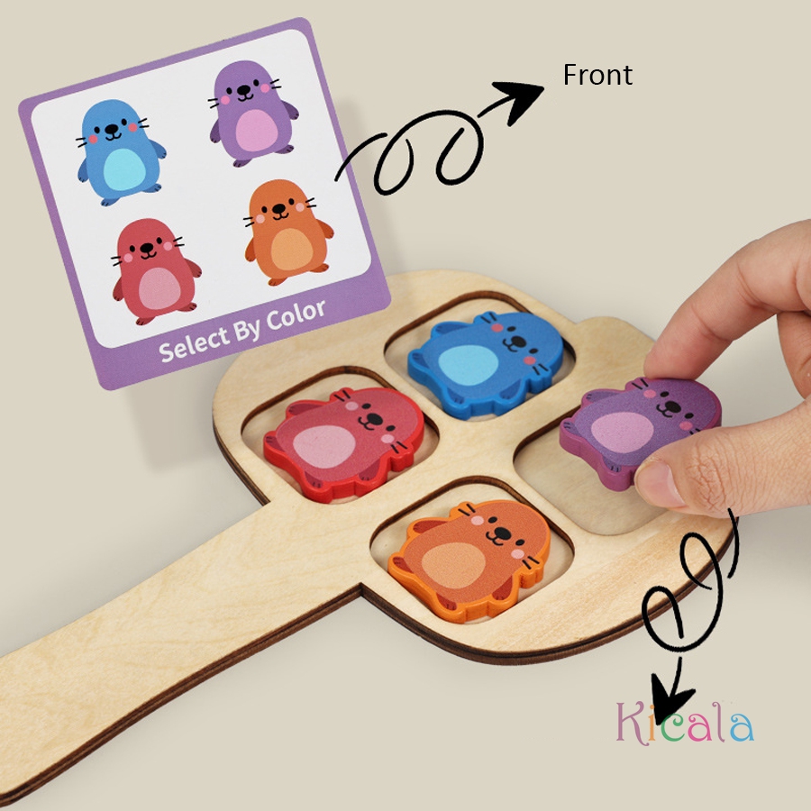 Wooden Bug Swat Color Matching - Kids Educational Game 3 บทวิจารณ์และราคา